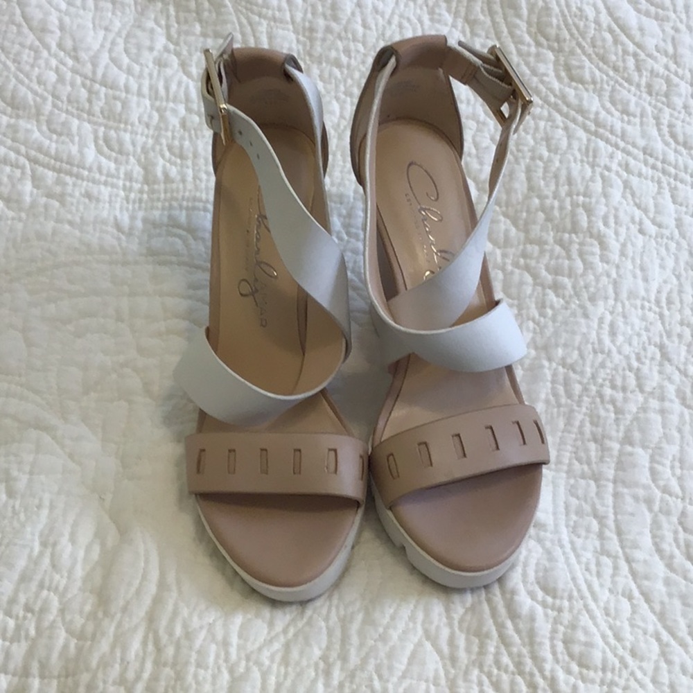 Brand new wedges, seldom used, leather.